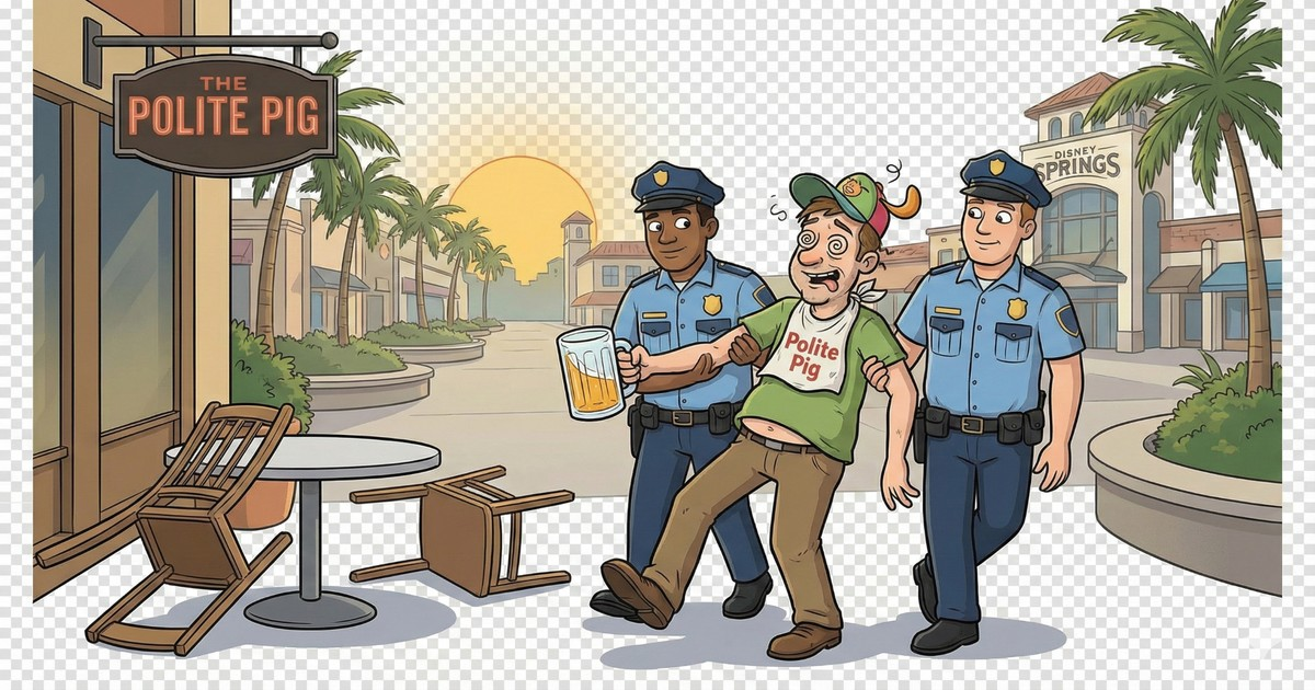 Cut Off at the Bar, Guest Arrested at The Polite Pig After Refusing to Leave Disney Springs