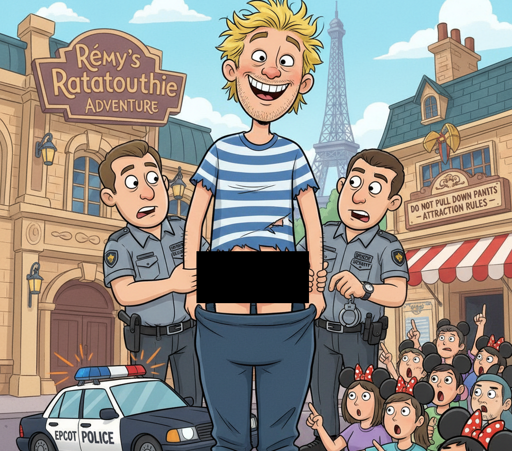 Remy's Ratatouille Adventure has seen weird nights...but none stranger than