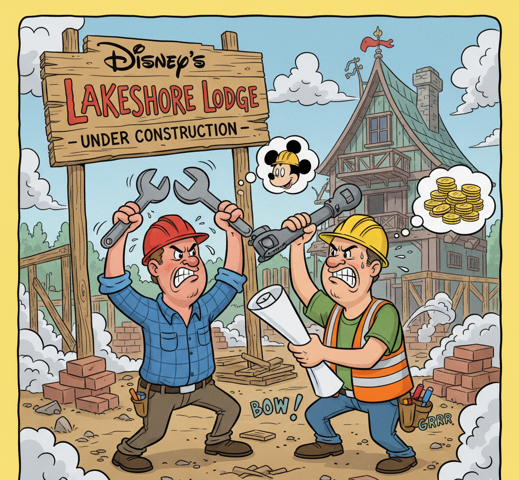Disney's New Lakeshore Lodge....is the Construction work Shoddy?