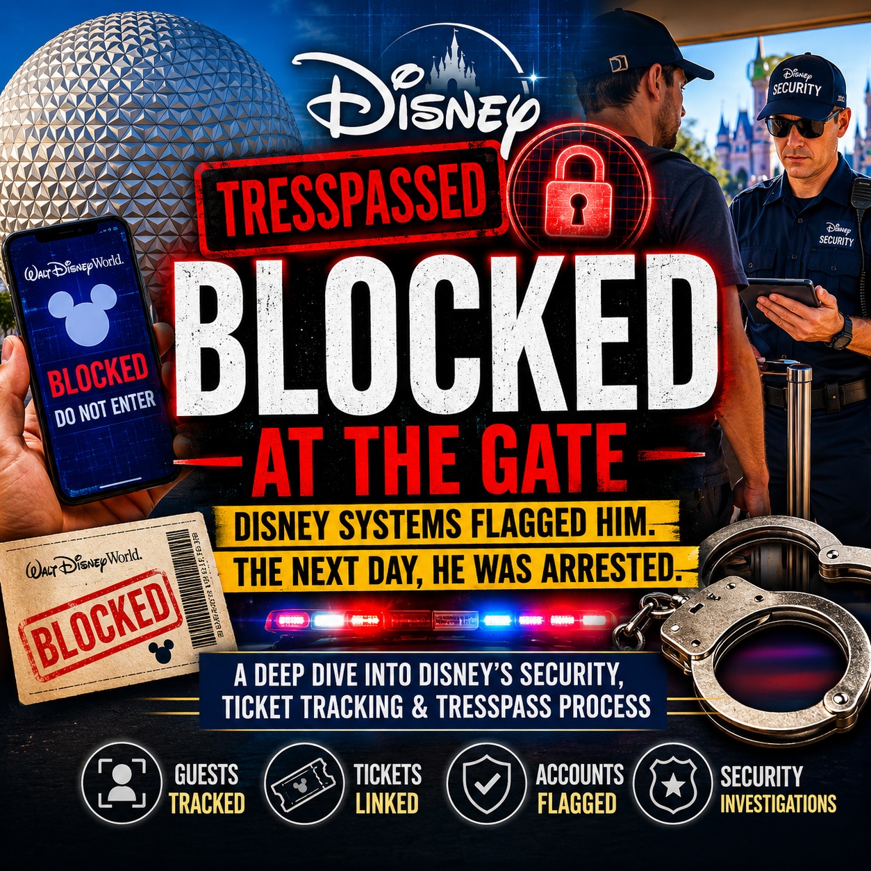 Blocked at the Gate: How Disney’s Security Systems Allegedly Identified a Trespassed Guest Returning to EPCOT