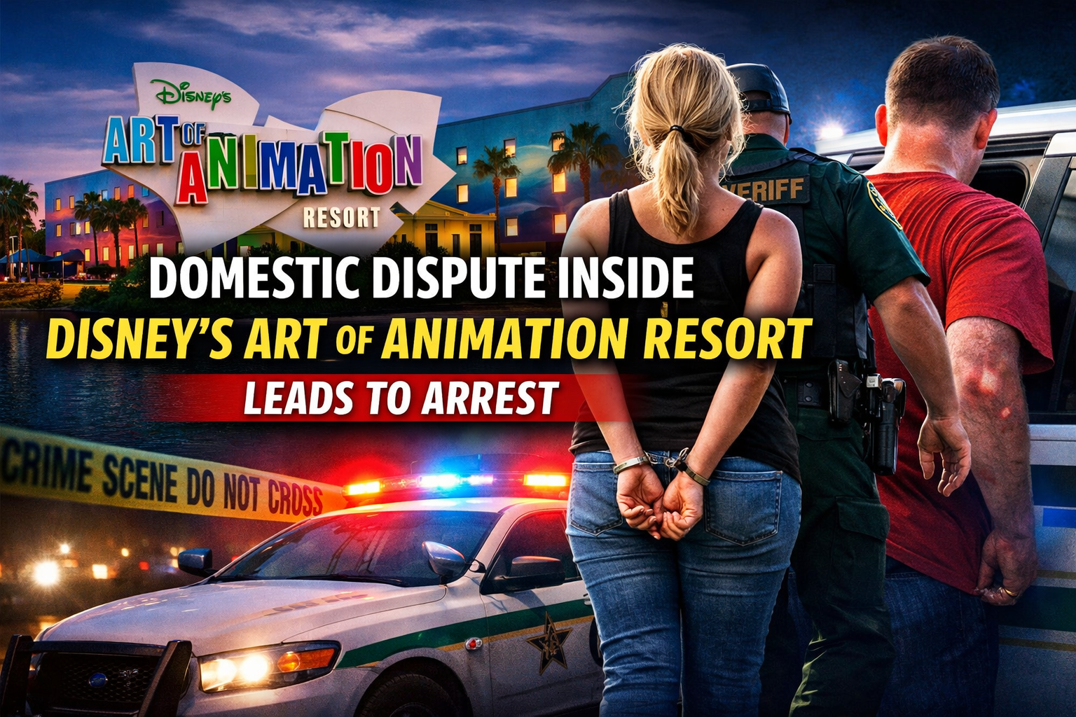 Domestic Dispute Inside Disney’s Art of Animation Resort Leads to Arrest