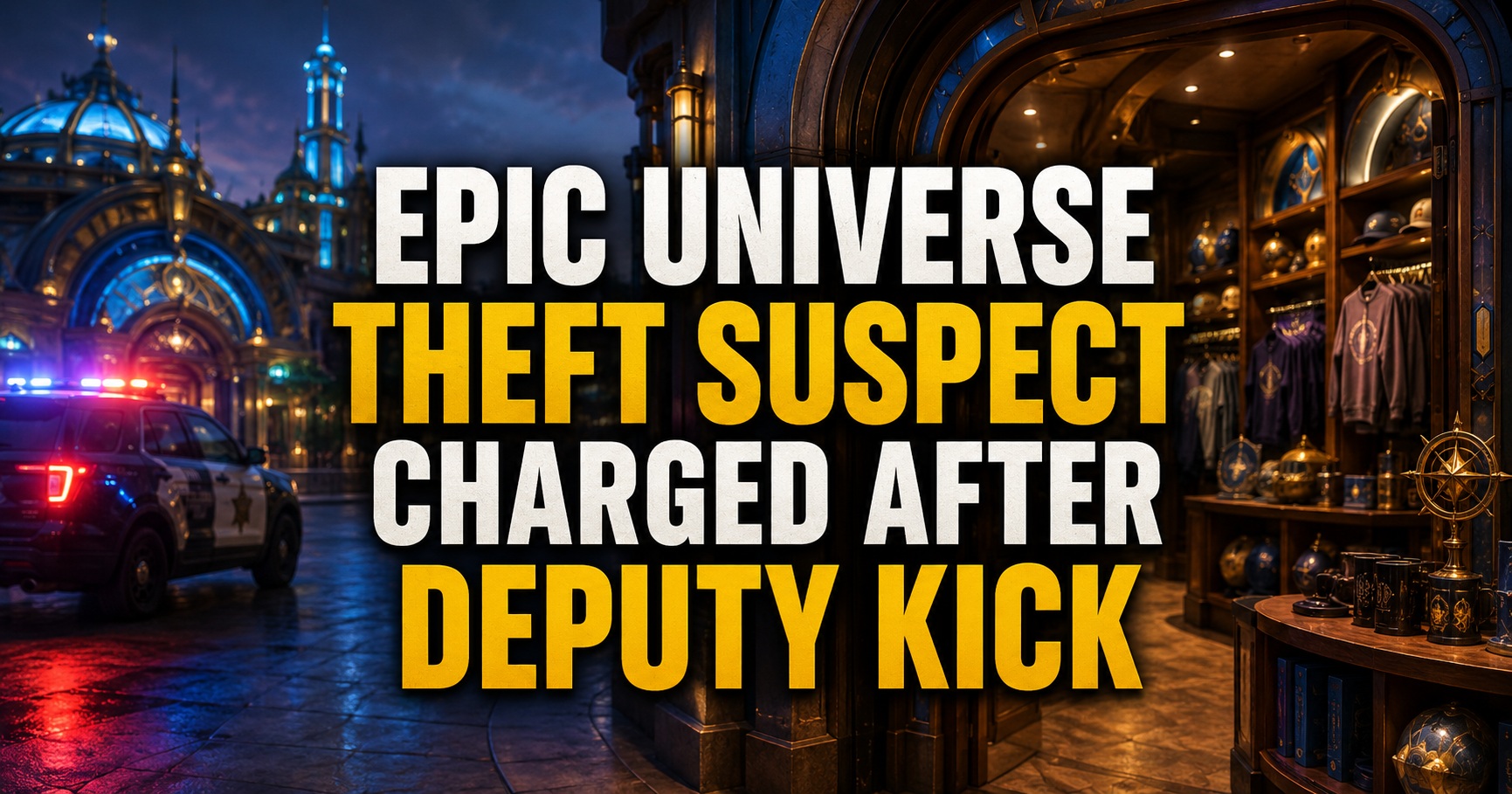 Epic Universe Shoplifting Call Leads to Battery on Law Enforcement Charge, Deputies Say