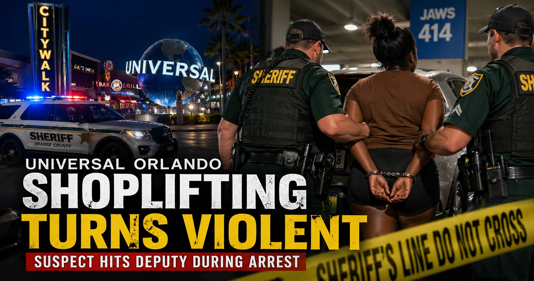I went to Universal Orlando, but all I got was a Felony and 3 Misdemeanors.