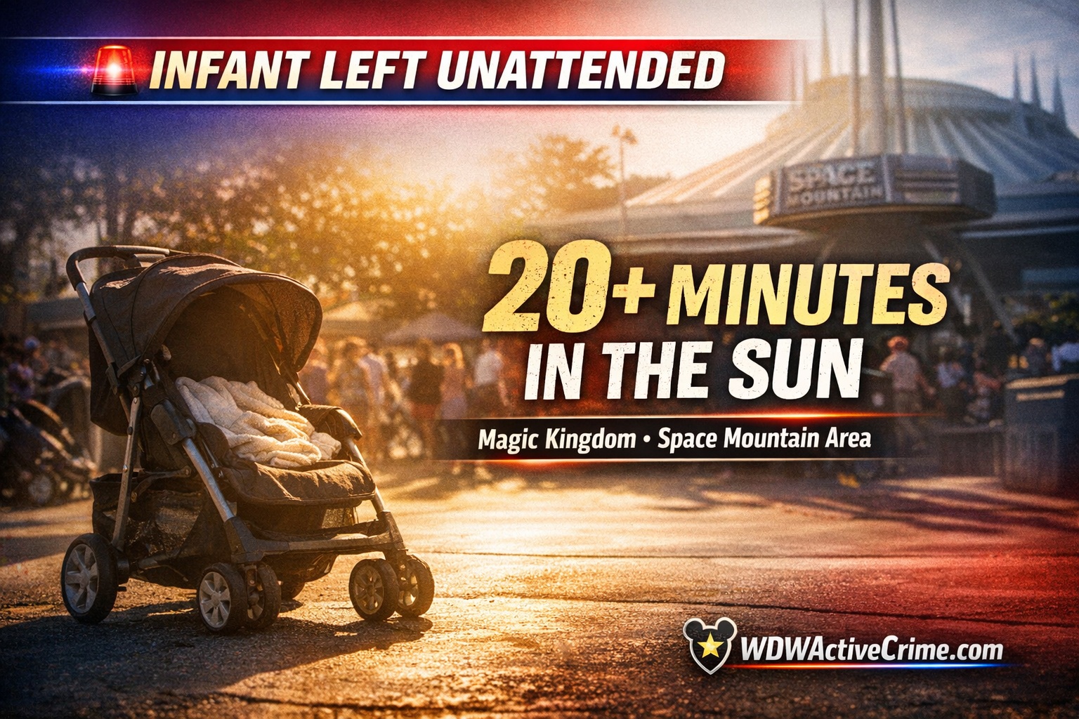 Infant Left Unattended at Space Mountain Prompts Safety Response at Magic Kingdom