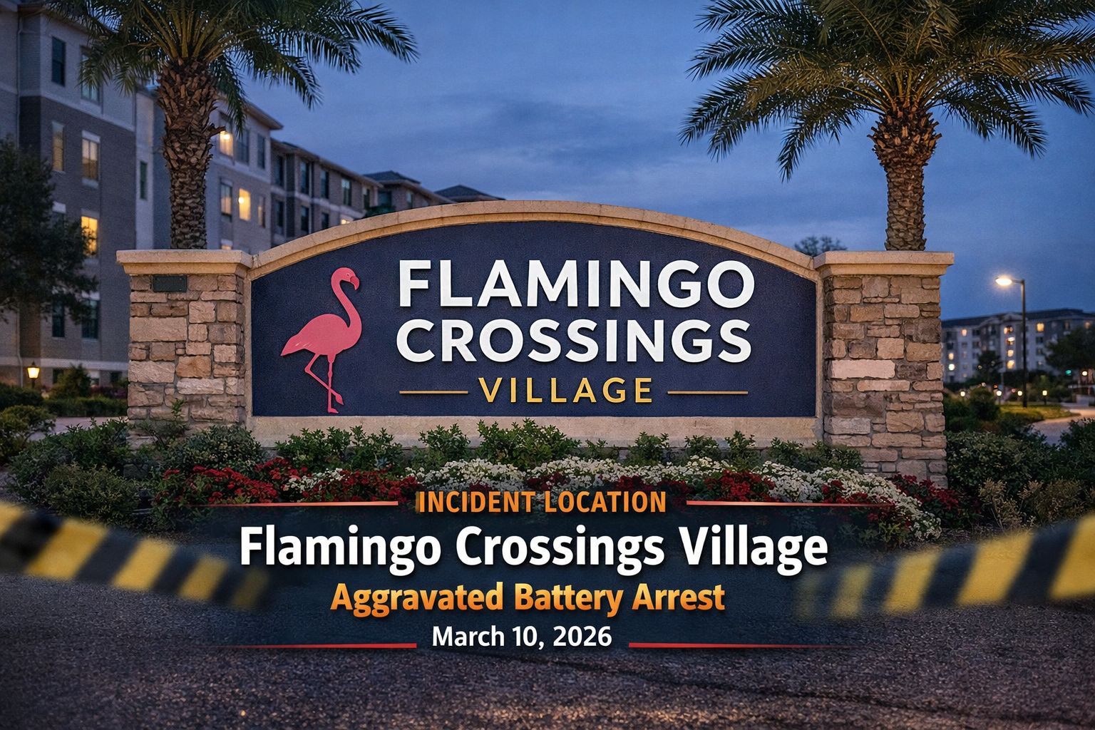 Pan Used as Weapon in Violent Roommate Fight at Disney Cast Housing (Flamingo Crossings Village)