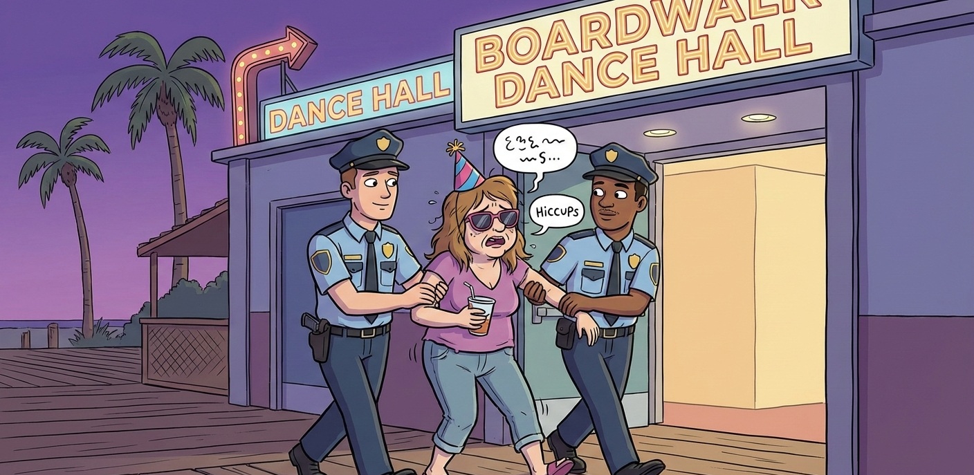 Removed From Disney’s BoardWalk Inn Atlantic Dance Hall, Woman Later Arrested at Hotel Plaza Hilton