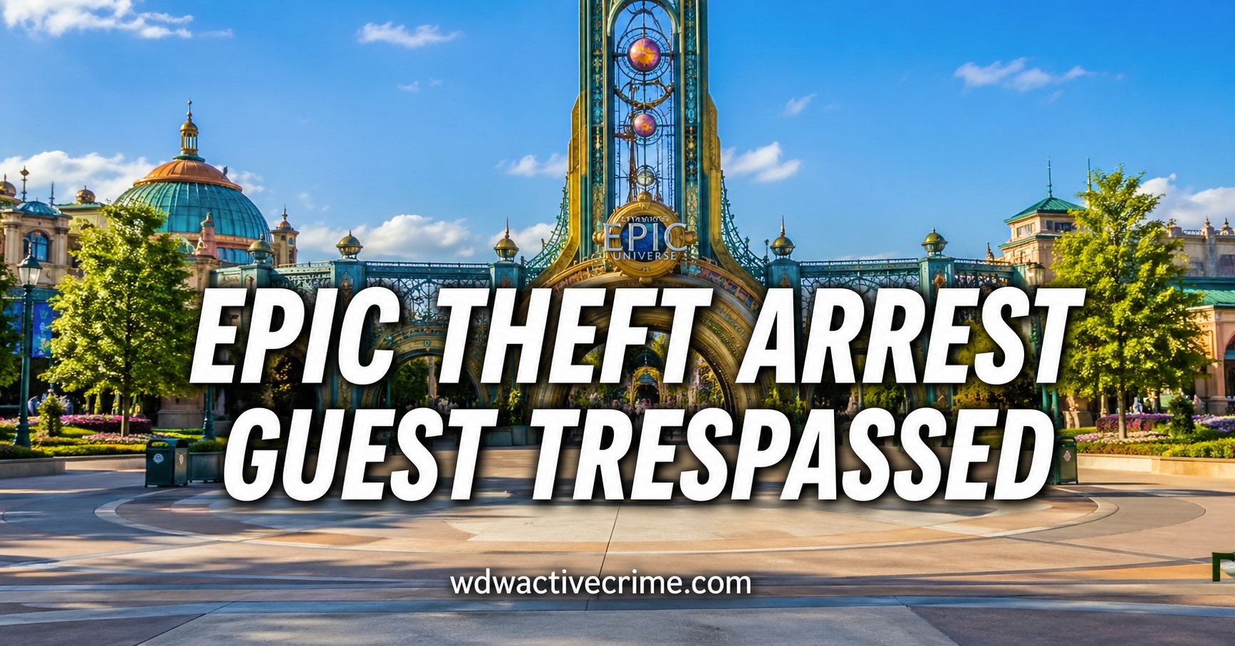 Shoplifting Arrest at Epic Universe Leads to Other Charges and a Trespass from Property