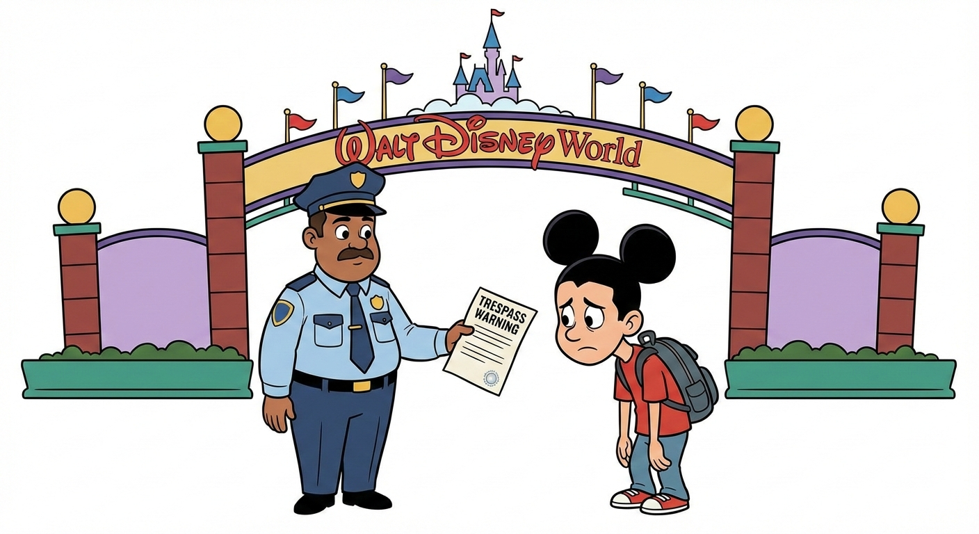 What Getting Trespassed at Disney Really Means and How (or If) You Can Come Back