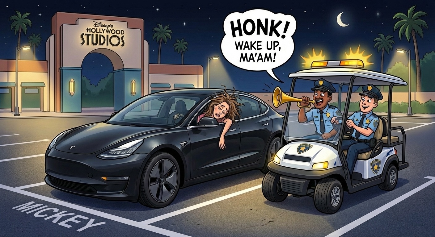 Woman Found Unresponsive in Hollywood Studios Parking Lot; Incident Reclassified as Child Neglect